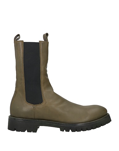 OFFICINE CREATIVE ITALIA Ankle boot Military green Soft Leather