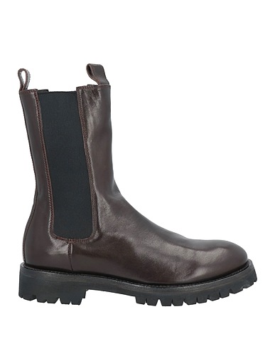 OFFICINE CREATIVE ITALIA Ankle boot Dark brown Soft Leather