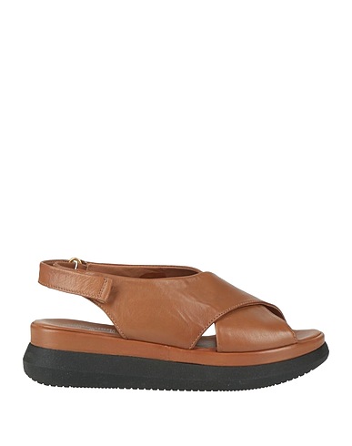 MJUS Sandals Brown Leather