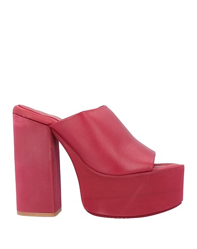 PALOMA BARCELÓ Sandals Brick Leather