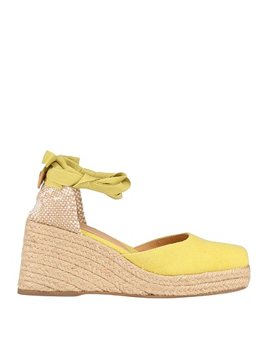 CASTAÑER Espadrilles Lime green Textile fibres