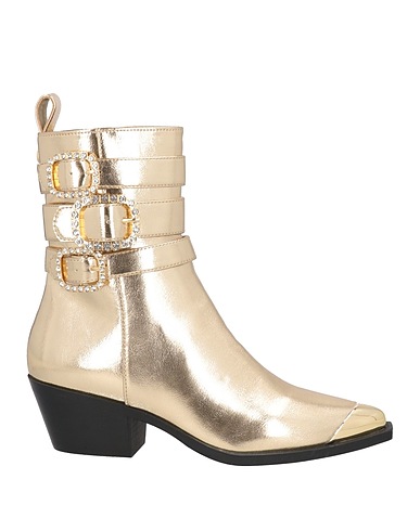 STEVE MADDEN Ankle boot Platinum Textile fibres