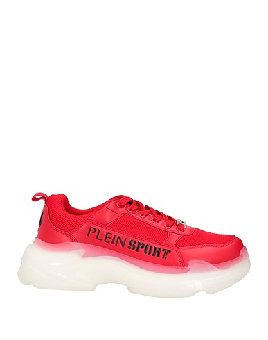 PLEIN SPORT Sneakers Rosso Fibre tessili, Altre Fibre