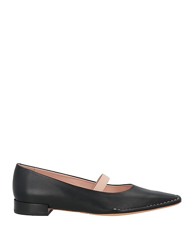 TOD'S Ballet flats Black Soft Leather