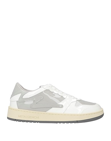 METAL GIENCHI Sneakers Grigio Fibre tessili, Pelle