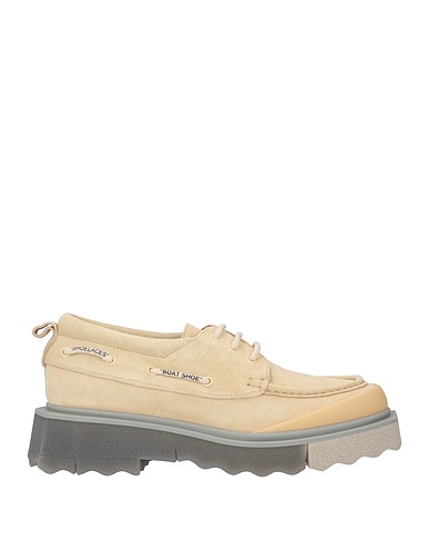 OFF-WHITE™ レースアップシューズ ベージュ 革
