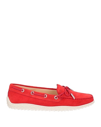 TOD'S Loafers Red Leather