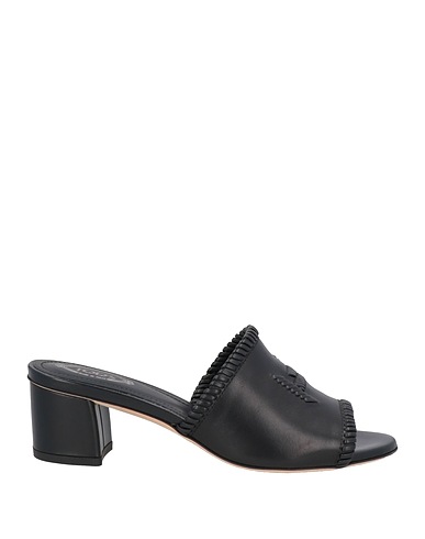 TOD'S Sandals Black Soft Leather