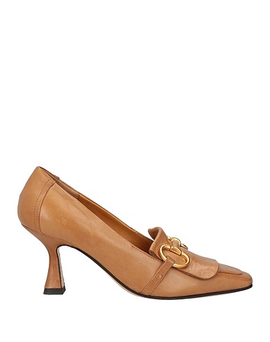 POMME D'OR Loafers Camel Soft Leather