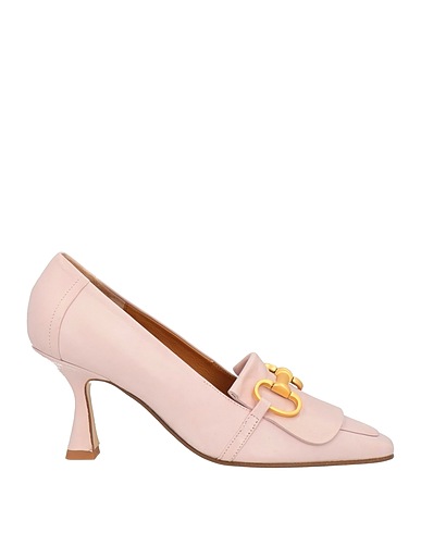 POMME D'OR Loafers Light pink Soft Leather