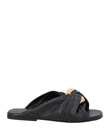 JW ANDERSON Sandals Black Lambskin