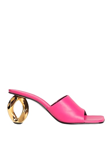 JW ANDERSON Sandals Magenta Soft Leather