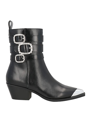 STEVE MADDEN Ankle boot Black Leather