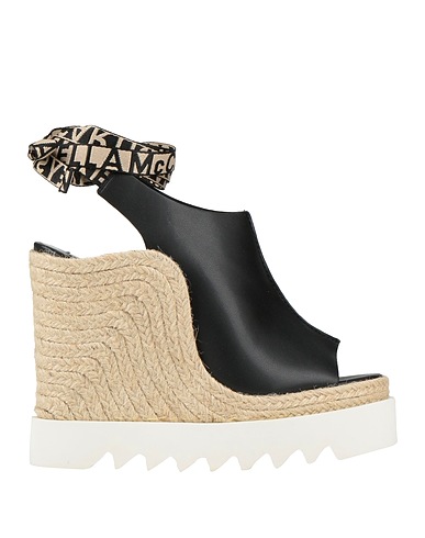 STELLA McCARTNEY Espadrilles Black Textile fibres