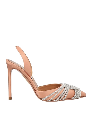AQUAZZURA CALZADO Rosa palo Fibras textiles