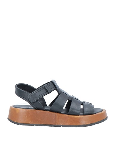 MJUS Sandals Black Soft Leather
