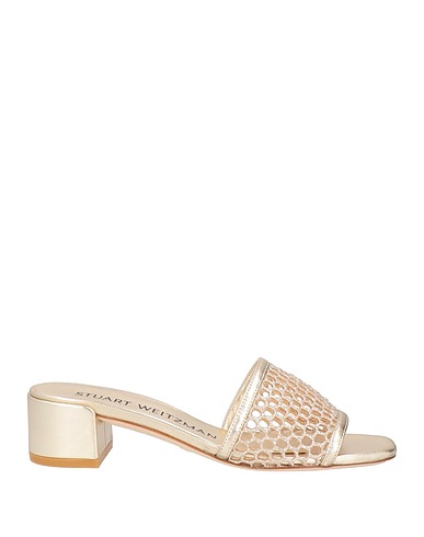 STUART WEITZMAN Sandals Platinum Textile fibers