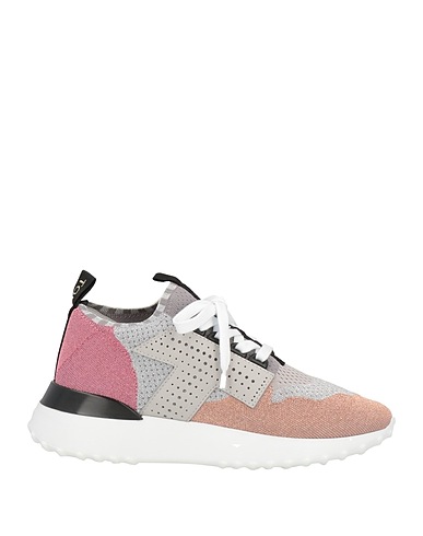 TOD'S Sneakers Gris Piel, Fibras textiles