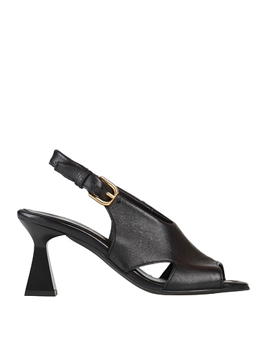 MJUS Sandals Black Soft Leather