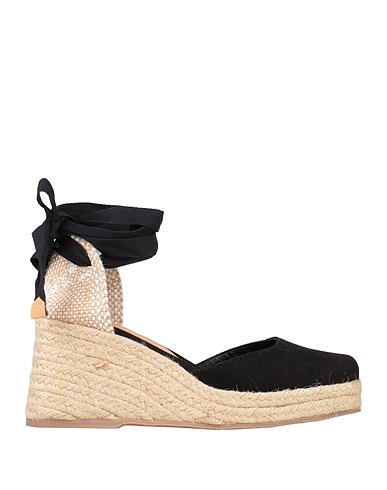 CASTAÑER Espadrillas Nero Fibre tessili