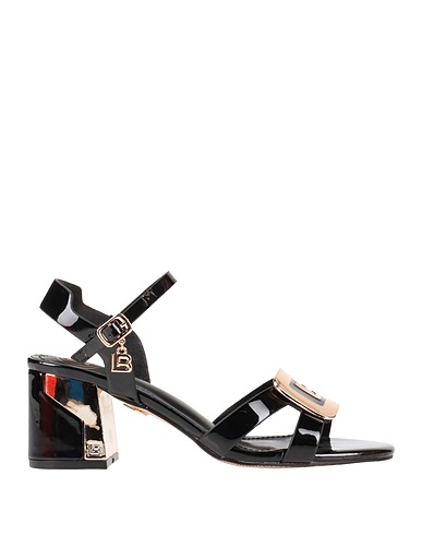 LAURA BIAGIOTTI Sandali Nero Fibre tessili
