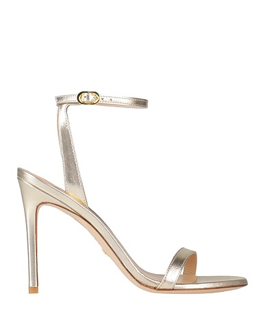 STUART WEITZMAN Sandals Platinum Soft Leather