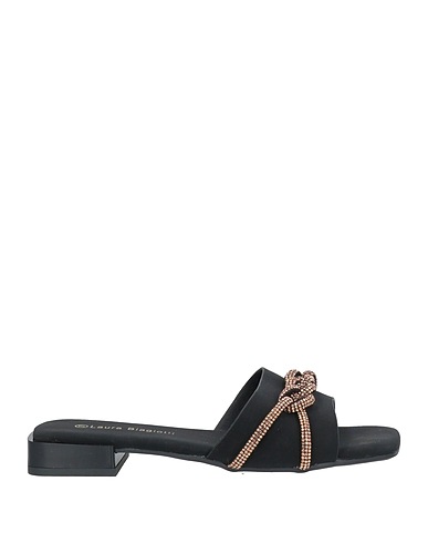 LAURA BIAGIOTTI Sandali Nero Fibre tessili