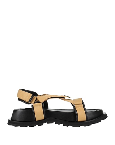 JIL SANDER Sandals Camel Leather