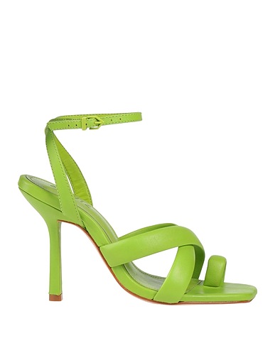 SCHUTZ Infradito Verde lime Pelle
