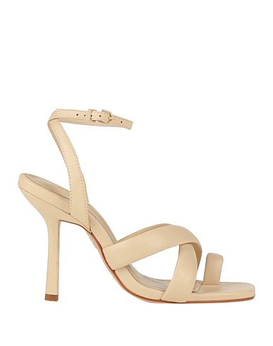 SCHUTZ Flip flops Beige Soft Leather