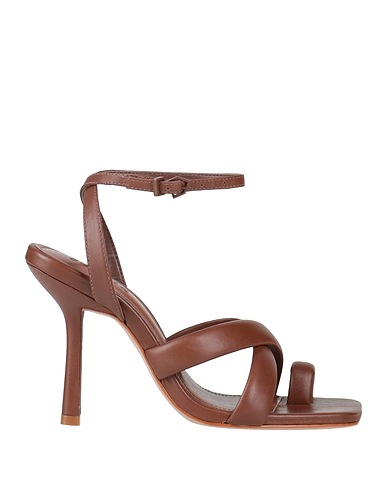 SCHUTZ Flip flops Brown Soft Leather