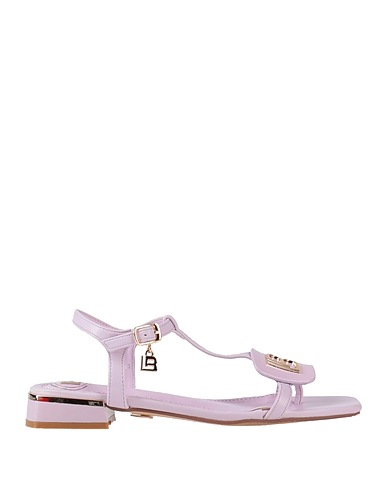 LAURA BIAGIOTTI Sandals Lilac Textile fibres