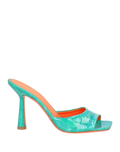 ALDO CASTAGNA Sandals Turquoise Soft Leather