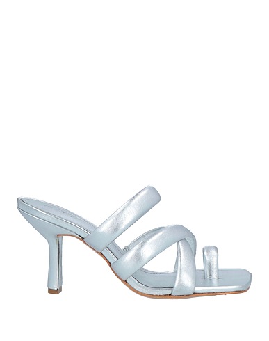 SCHUTZ Flip flops Silver Soft Leather