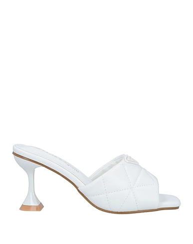 LAURA BIAGIOTTI Sandali Bianco Fibre tessili