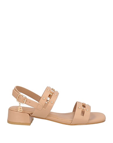 LAURA BIAGIOTTI Sandali Khaki Fibre tessili