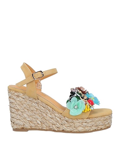 LAURA BIAGIOTTI Espadrilles Sand Textile fibres