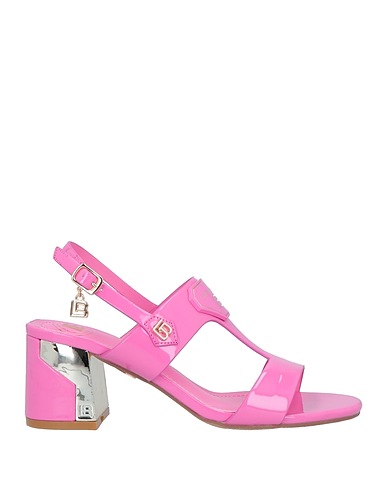 LAURA BIAGIOTTI Sandals Fuchsia Textile fibres