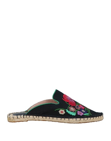 CORAL BLUE Espadrillas Nero Fibre tessili