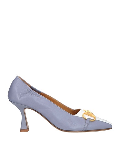POMME D'OR Pump Slate blue Soft Leather