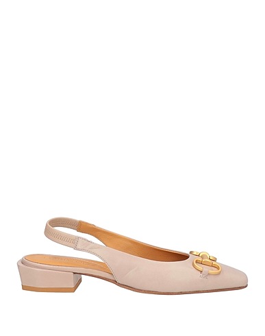 POMME D'OR Ballerinas Maulwurfsgrau Leder