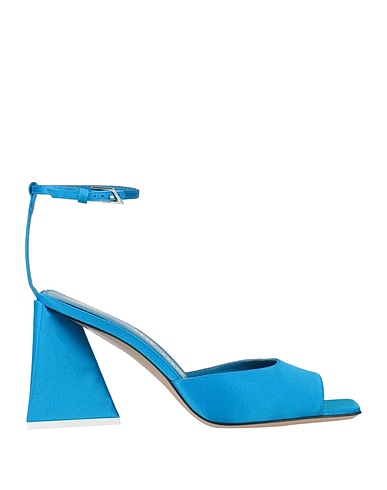 THE ATTICO Sandals Turquoise Textile fibres