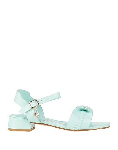 LAURA BIAGIOTTI Sandals Turquoise Textile fibres