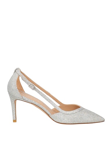 STUART WEITZMAN Pump Silver Textile fibers