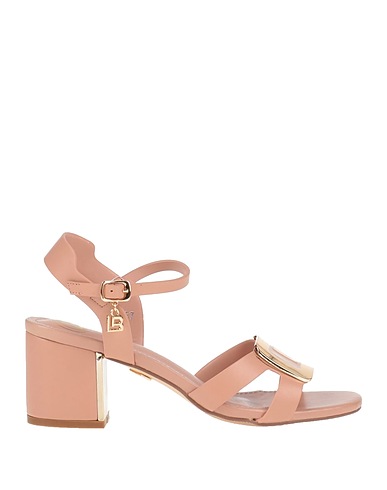LAURA BIAGIOTTI Sandali Rosa chiaro Fibre tessili