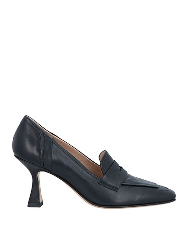 POMME D'OR Loafers Black Soft Leather