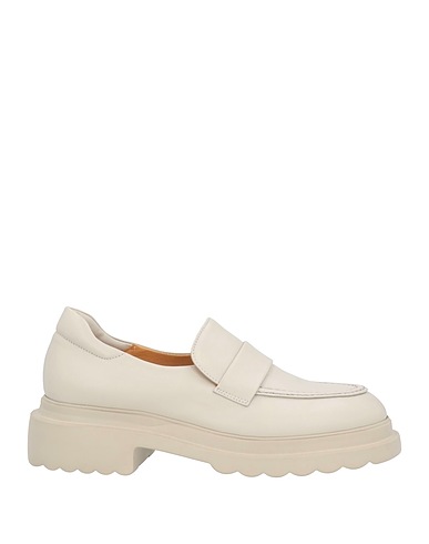 POMME D'OR Loafers Off white Soft Leather