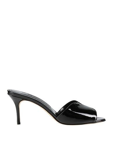 MANOLO BLAHNIK サンダル ブラック 革