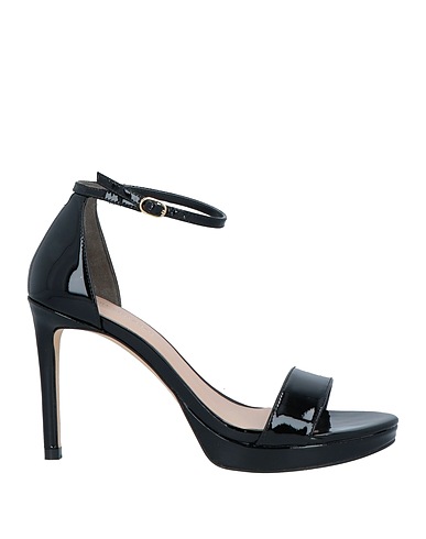 STUART WEITZMAN Sandals Black Soft Leather