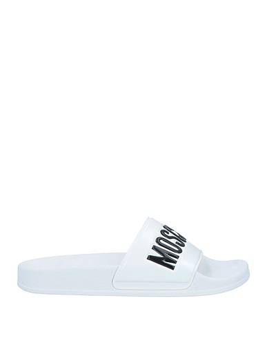 MOSCHINO Sandals White PVC - Polyvinyl chloride